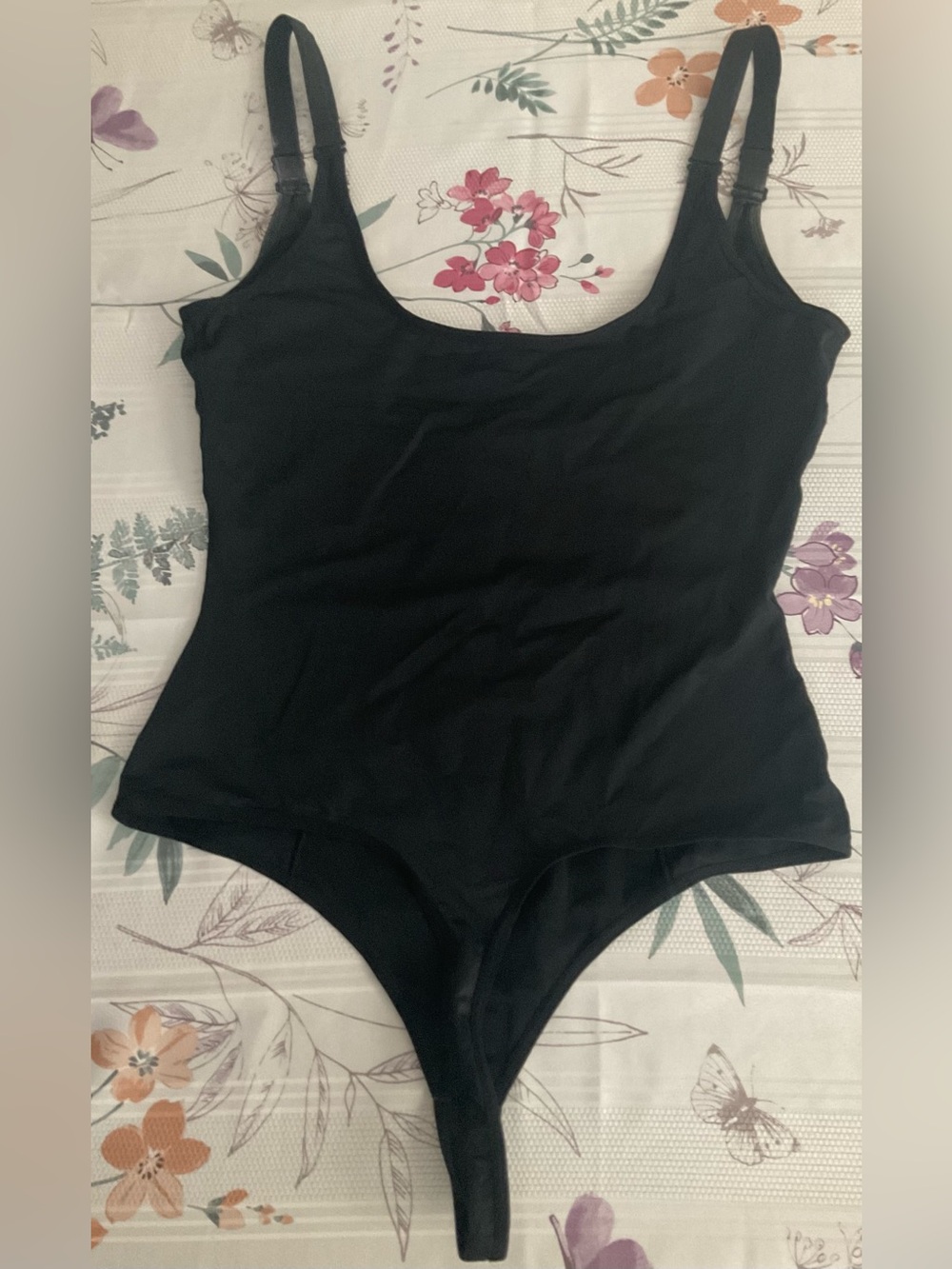 Classic Black plus sized One-Piece Tank Bodysuit